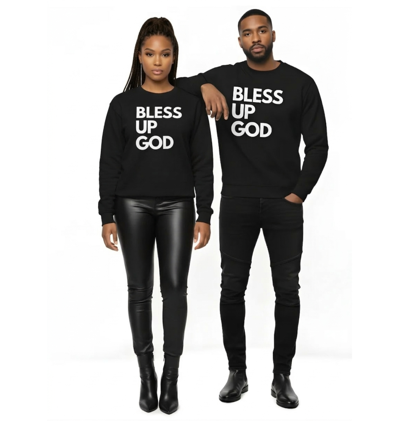 Bless Up God Signature Unisex Crewneck Sweatshirt