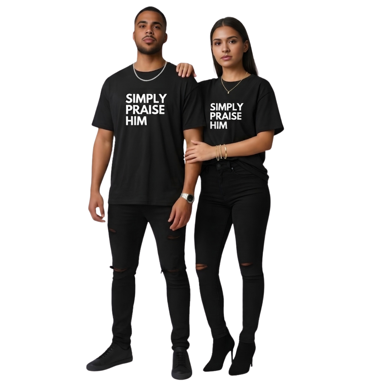 Simply Praise Him Signature Unisex Tee