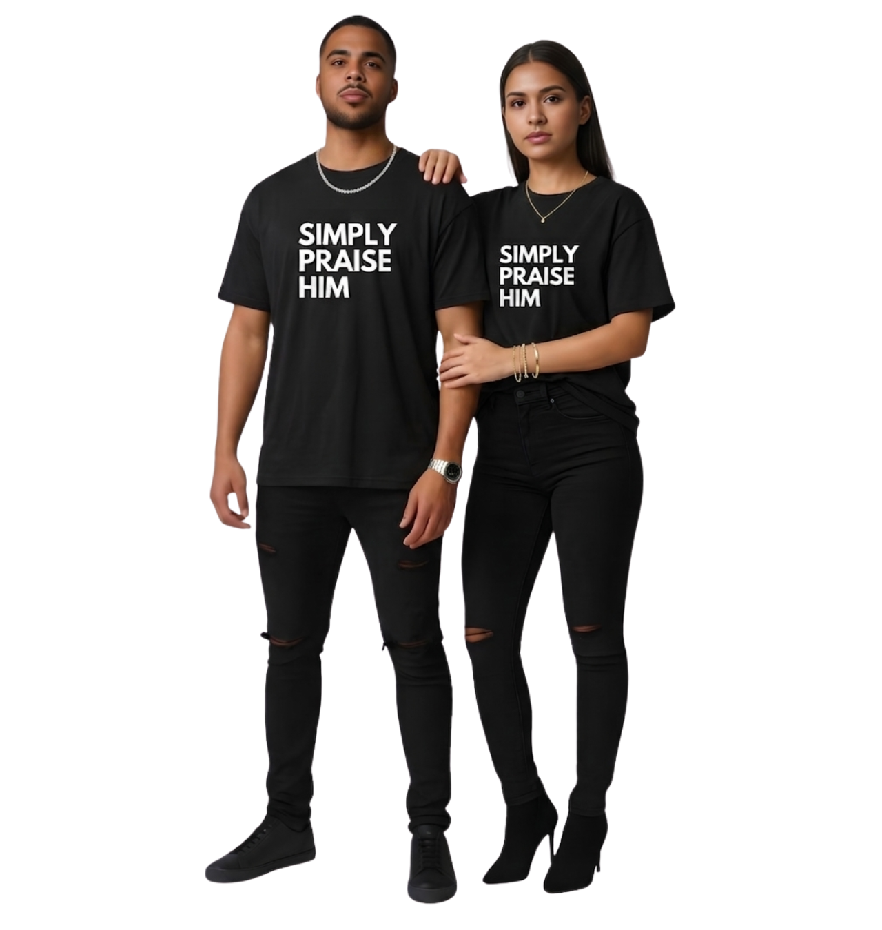 Simply Praise Him Signature Unisex Tee