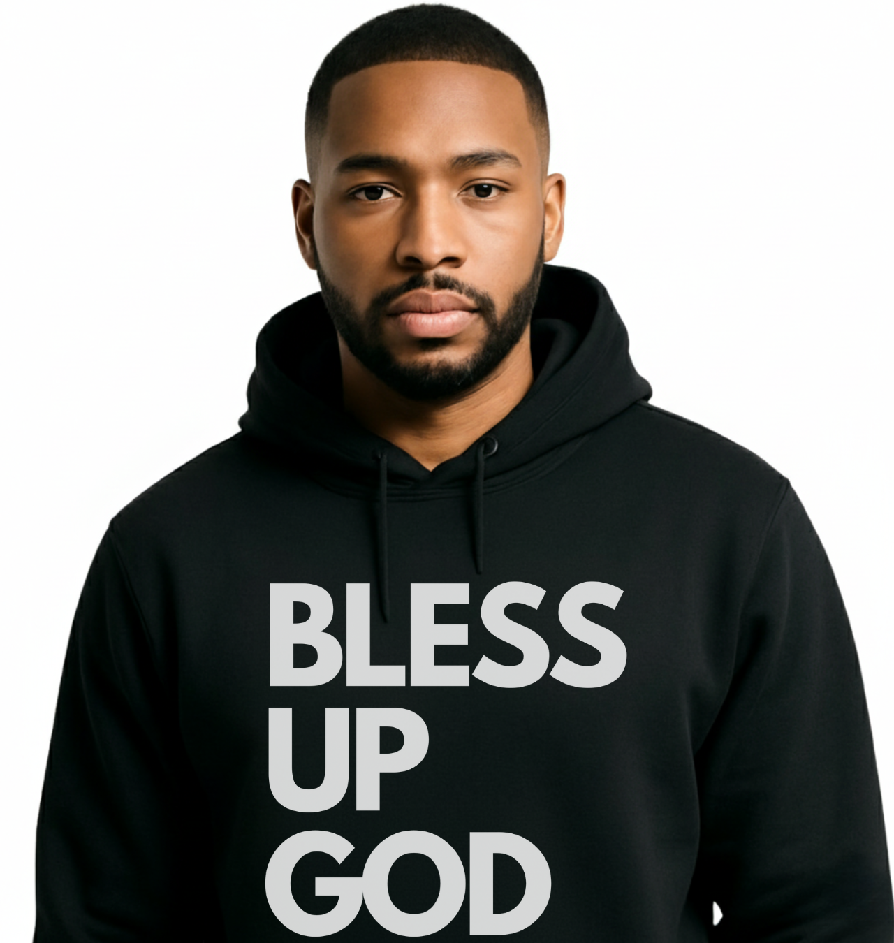 Bless Up God Loose Fit Hoodie