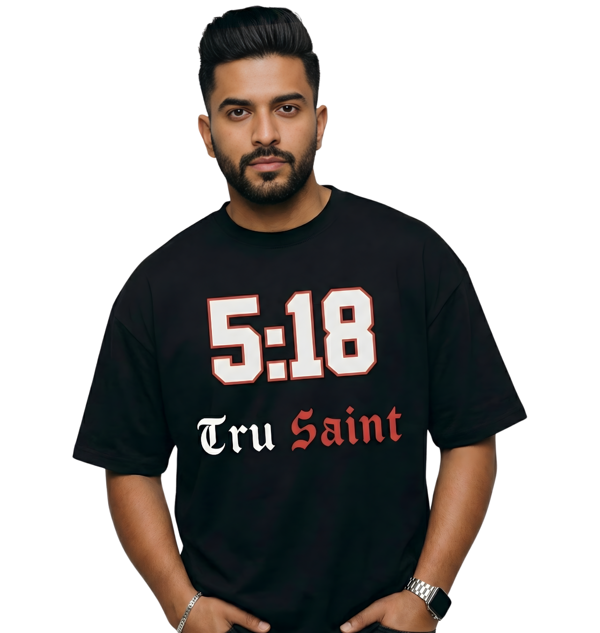 Tru Saint X 5:18 Red Heavyweight Tee