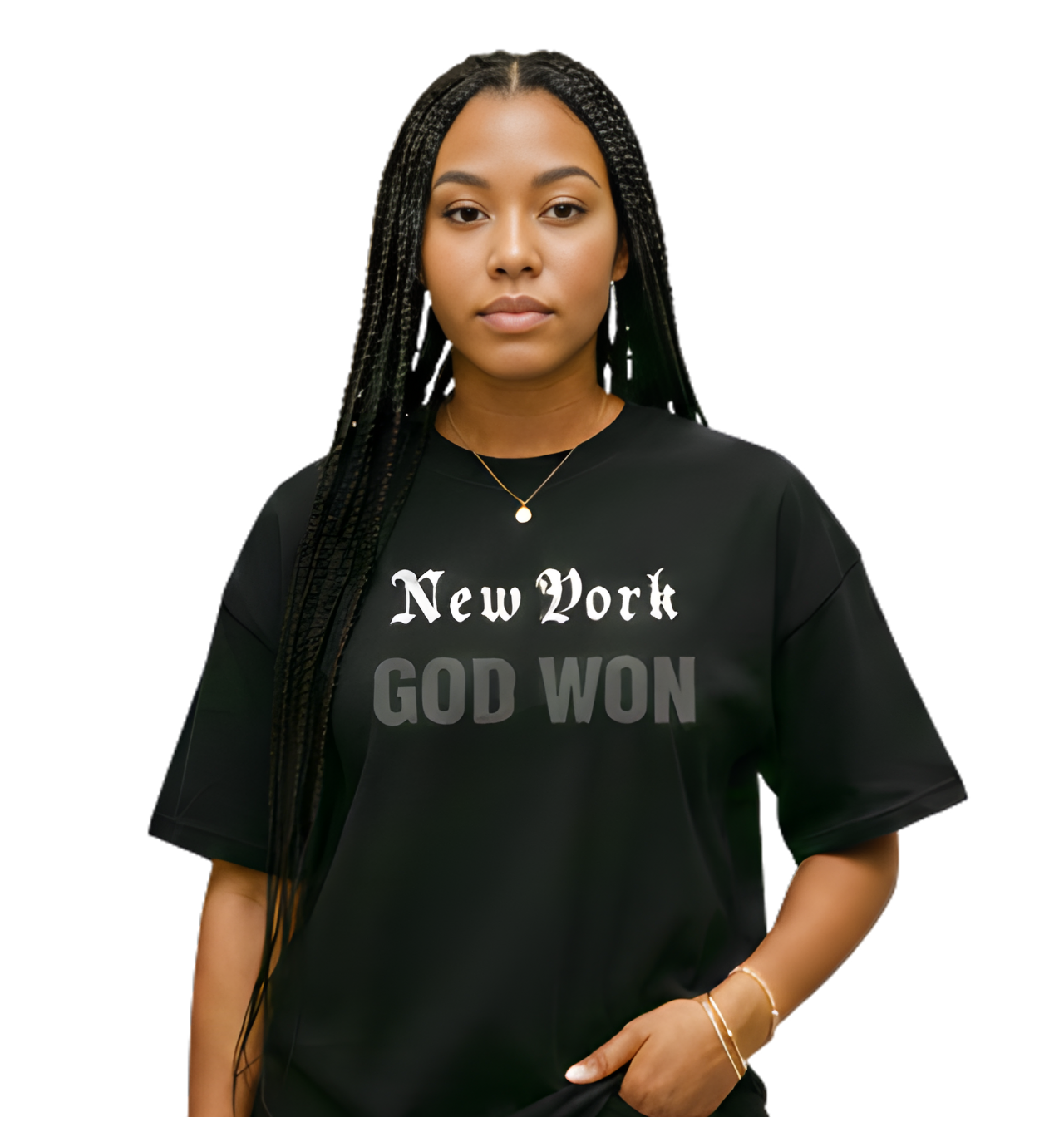 God Won NY Heavyweight Unisex Tee