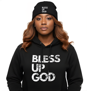 Bless Up God Signature Embroidered Knit Beanie