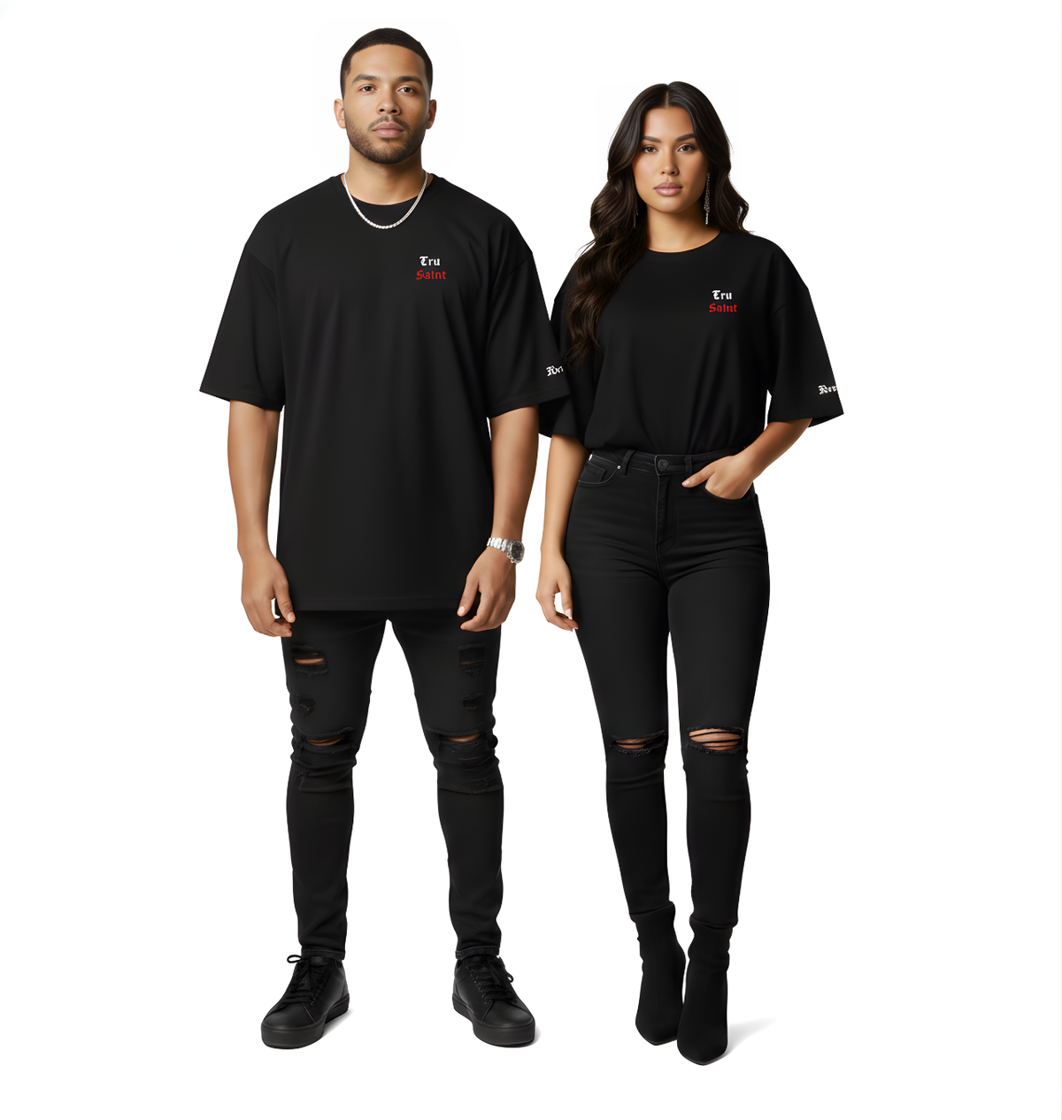 Tru Saint Pocket Unisex Oversized Tee