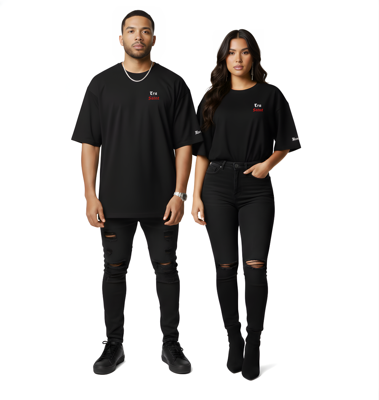 Tru Saint Pocket Unisex Oversized Tee
