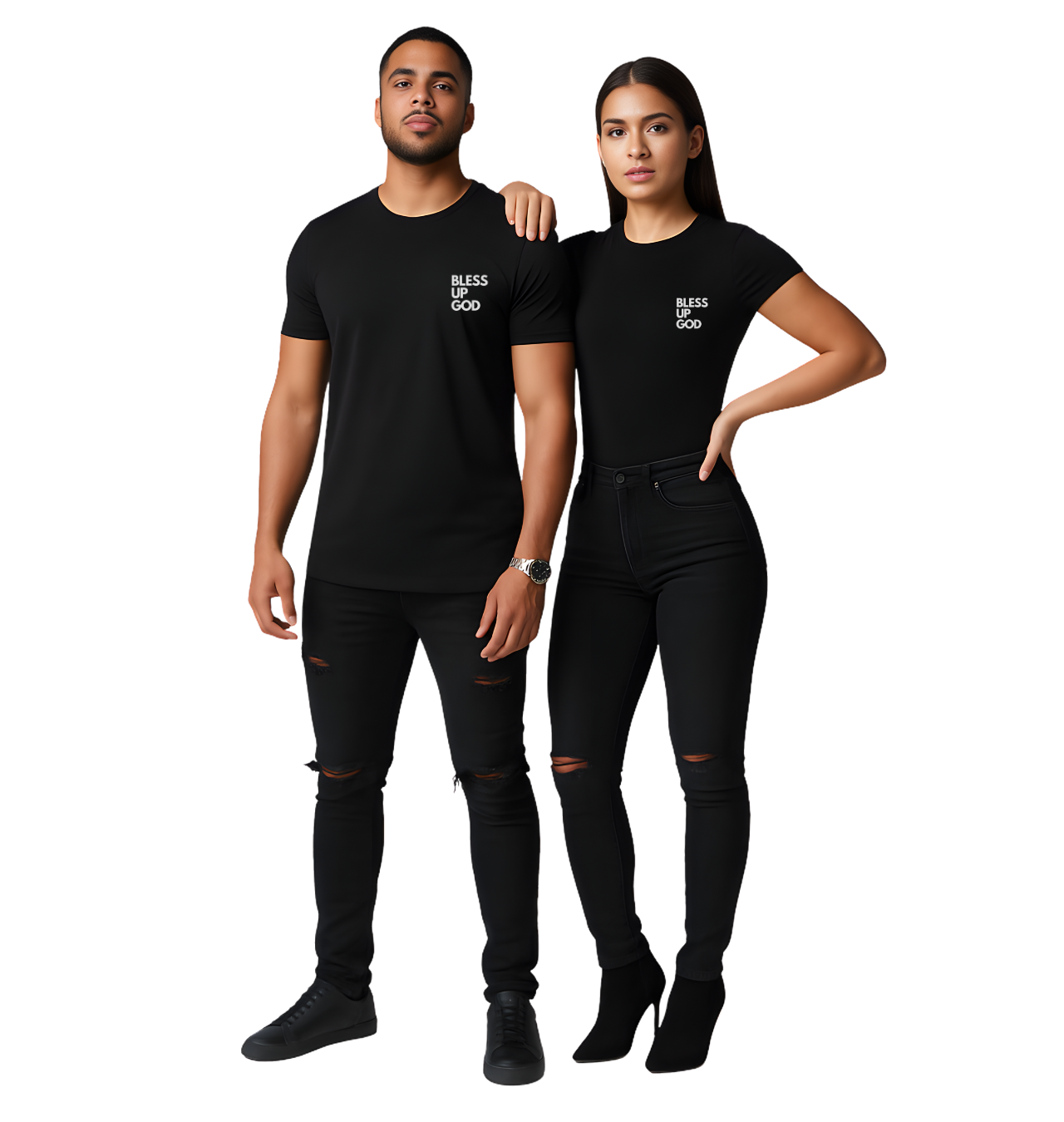 Bless Up God Signature Premium Pocket Unisex Tee