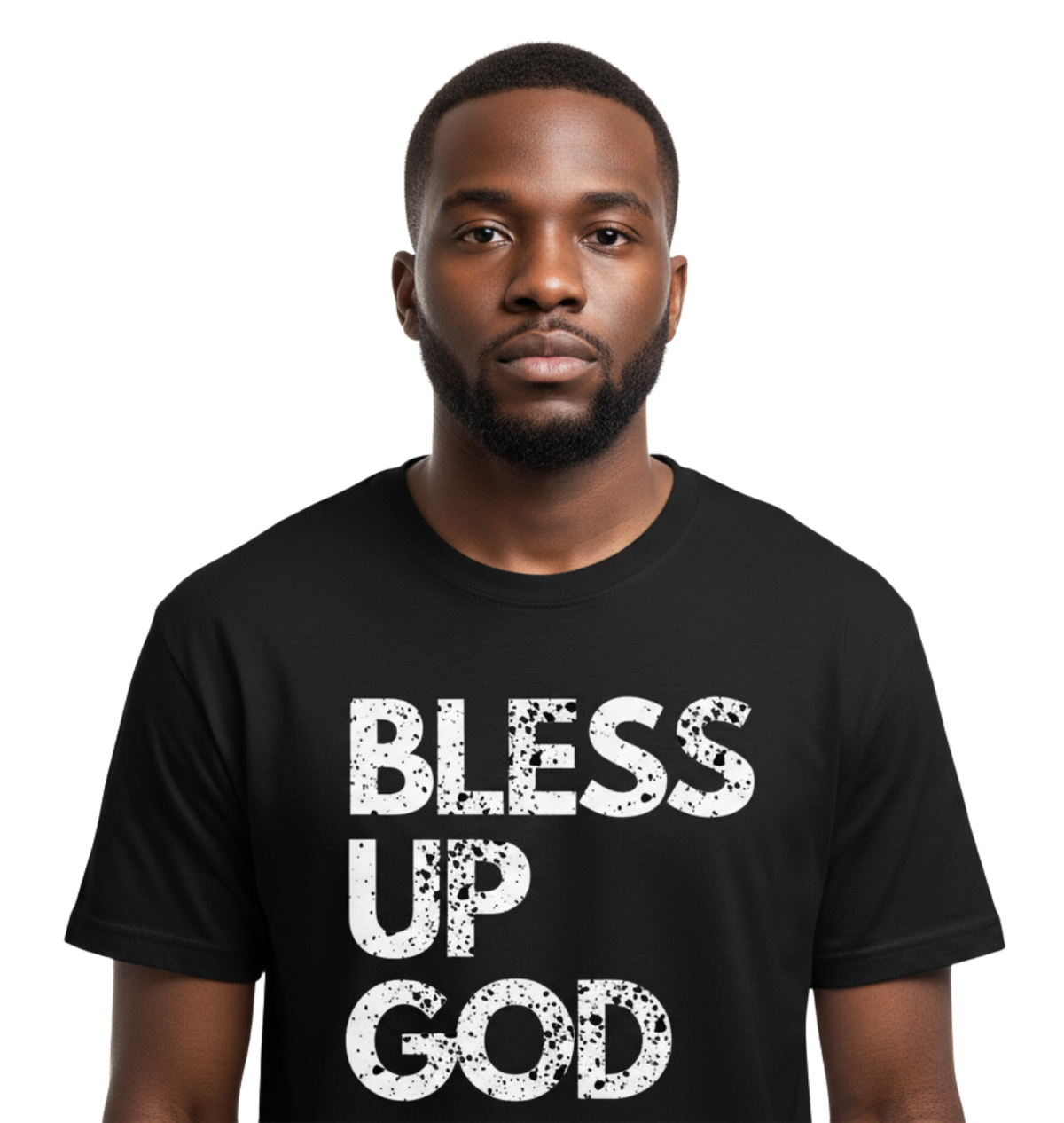 Bless Up God Premium Distressed Soft Unisex Tee
