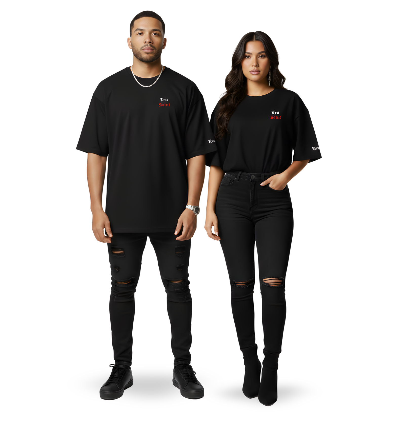 Tru Saint Pocket Unisex Oversized Tee