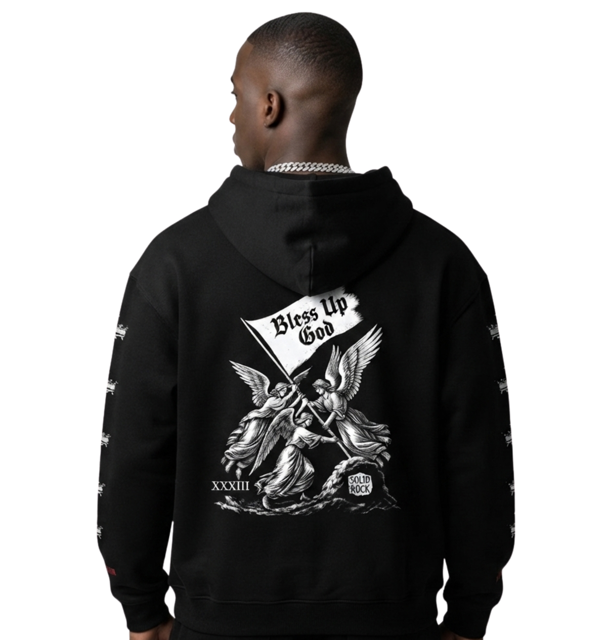 Tru Saint x BUG Oversized Fit Angel Hoodie
