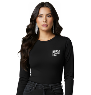 Simply Praise Him Signature Unisex Long Sleeve Tee
