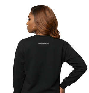 Bless Up God Signature Distressed Unisex Crewneck Sweatshirt