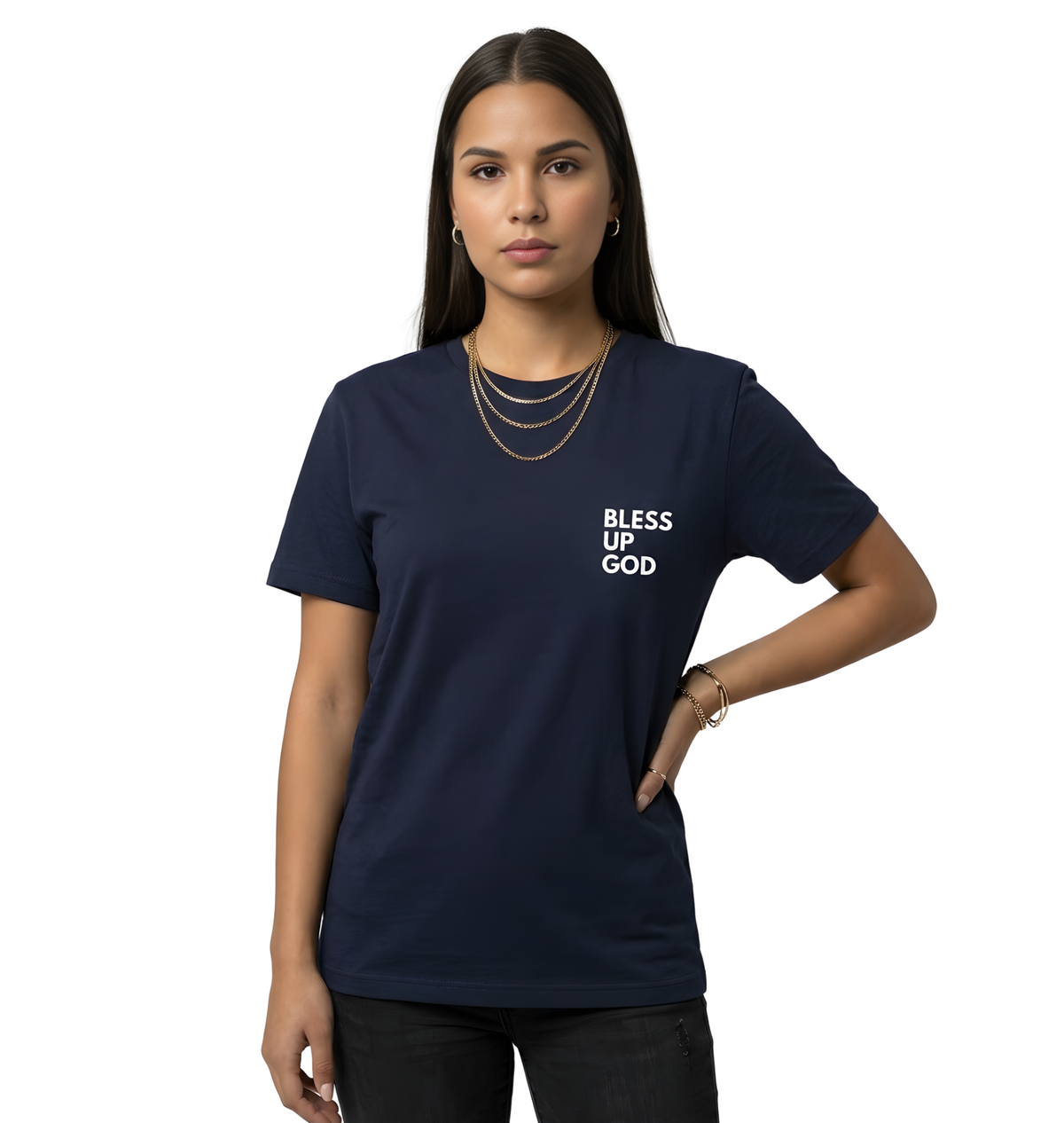 Bless Up God Signature Pocket Unisex Tee