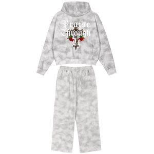 Bless Up God Fleece Set