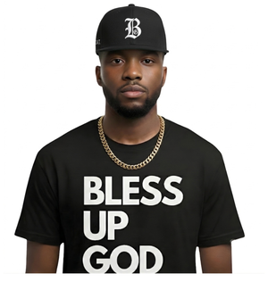 Bless Up God BG Premium Flat Bill Snapback