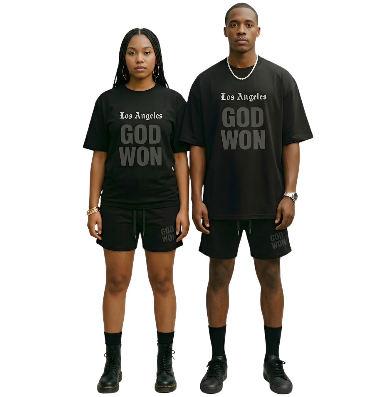 God Won Loose Fit Shorts