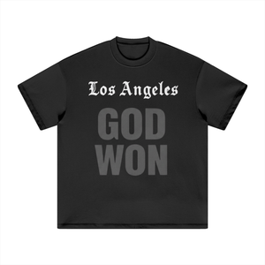God Won LA Heavyweight Unisex Tee