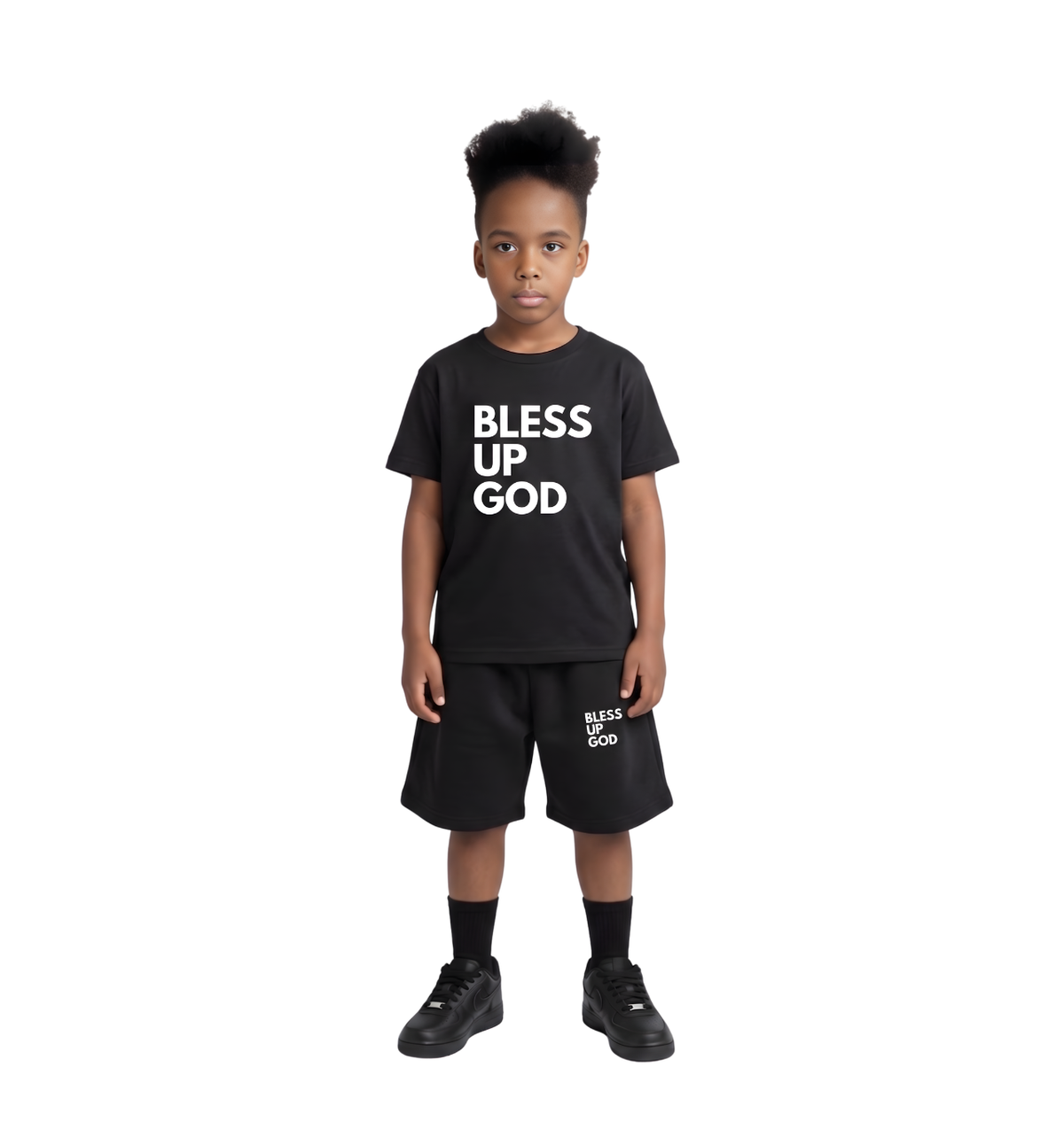 Kids' Bless Up God Shorts