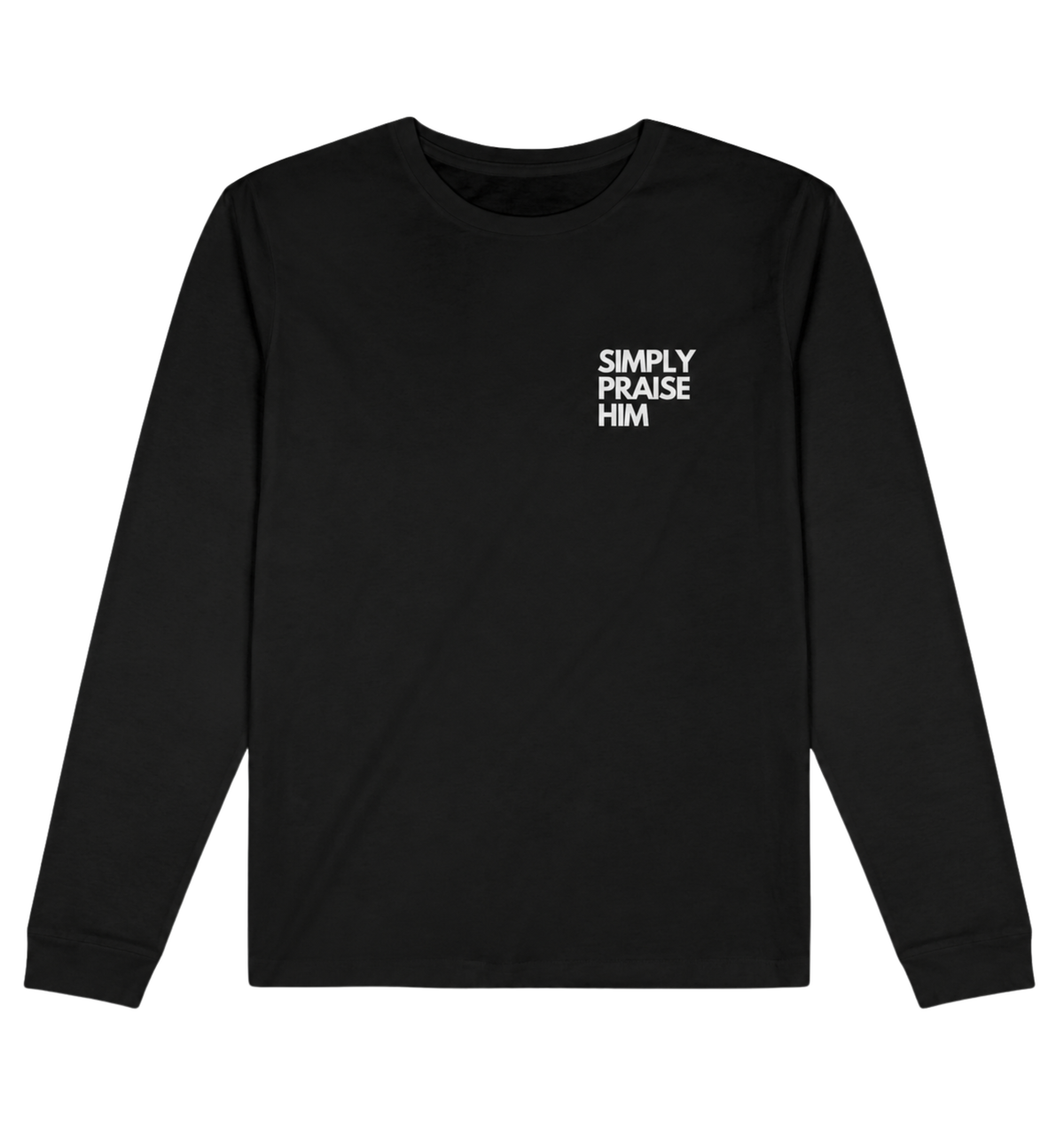 Simply Praise Him Signature Unisex Long Sleeve Tee