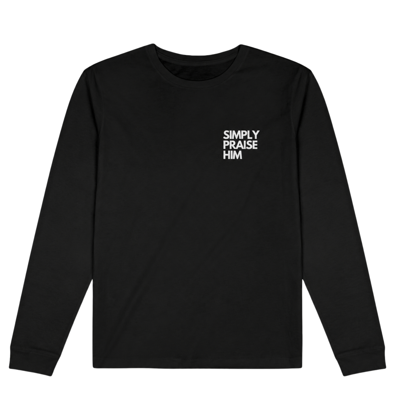Simply Praise Him Signature Unisex Long Sleeve Tee