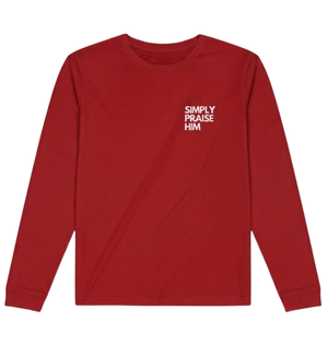 Simply Praise Him Signature Unisex Long Sleeve Tee