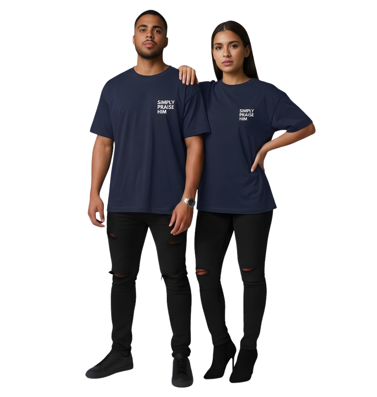 Simply Praise Him Signature Pocket Unisex Tee