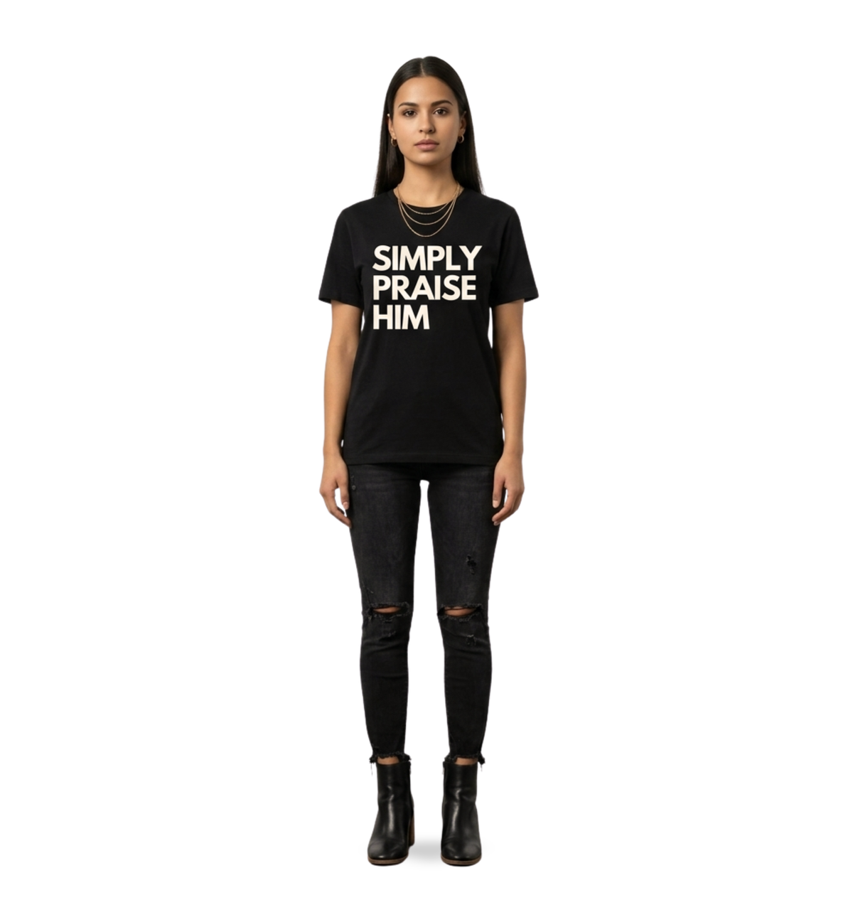 Simply Praise Him Signature Unisex Tee