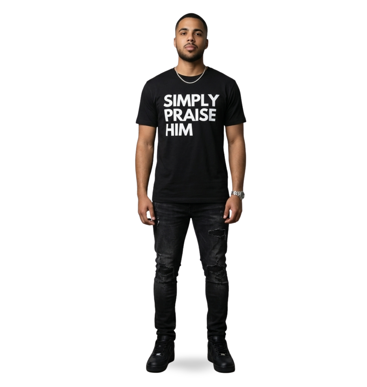 Simply Praise Him Signature Unisex Tee