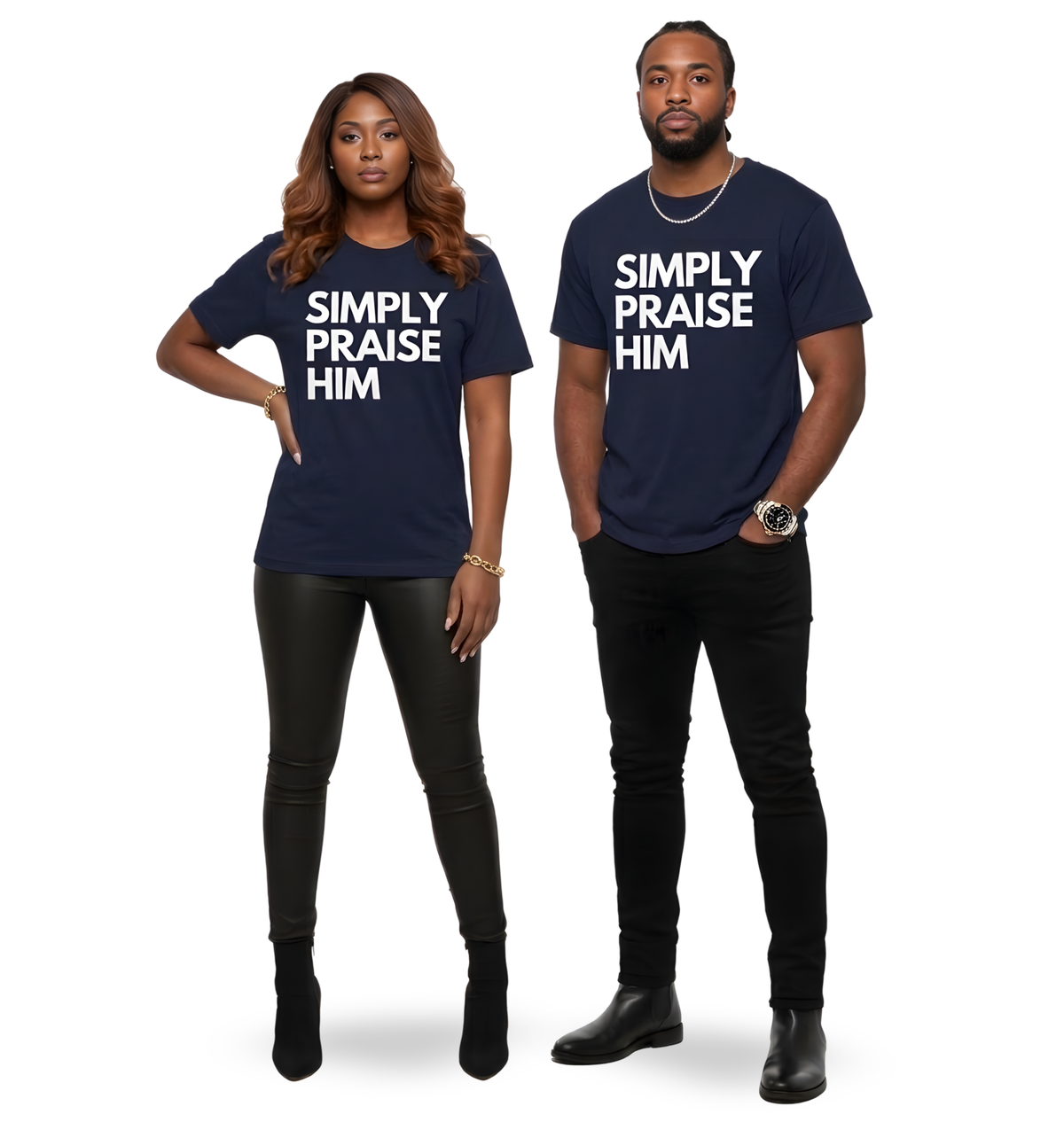 Simply Praise Him Signature Unisex Tee