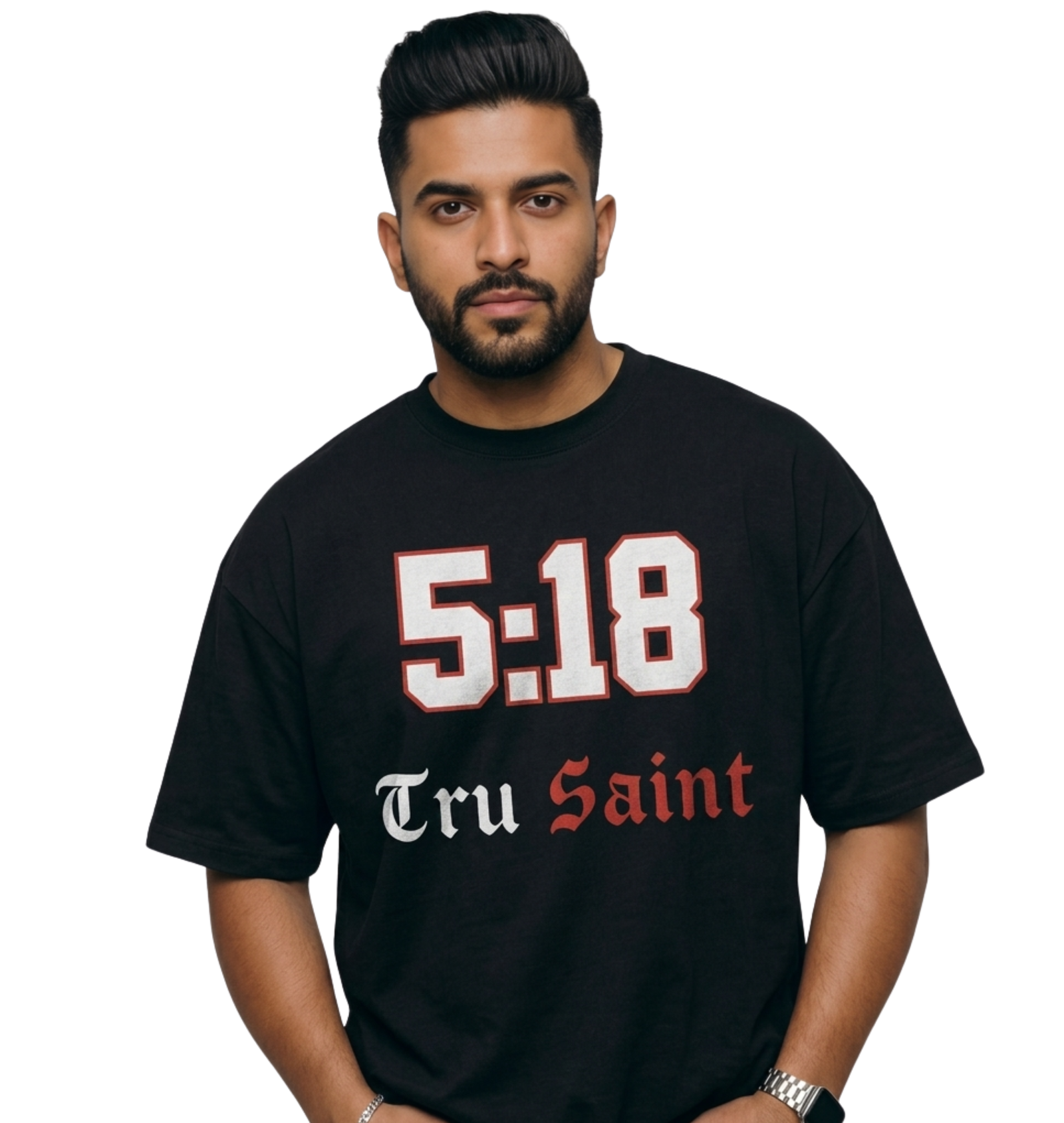 Tru Saint X 5:18 Red Heavyweight Unisex Tee