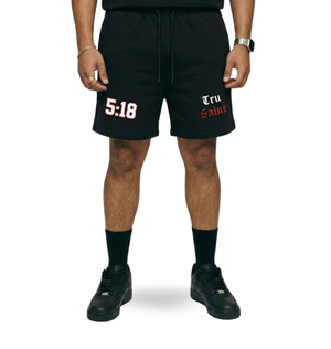Tru Saint X 5:18 Red Loose Fit Shorts