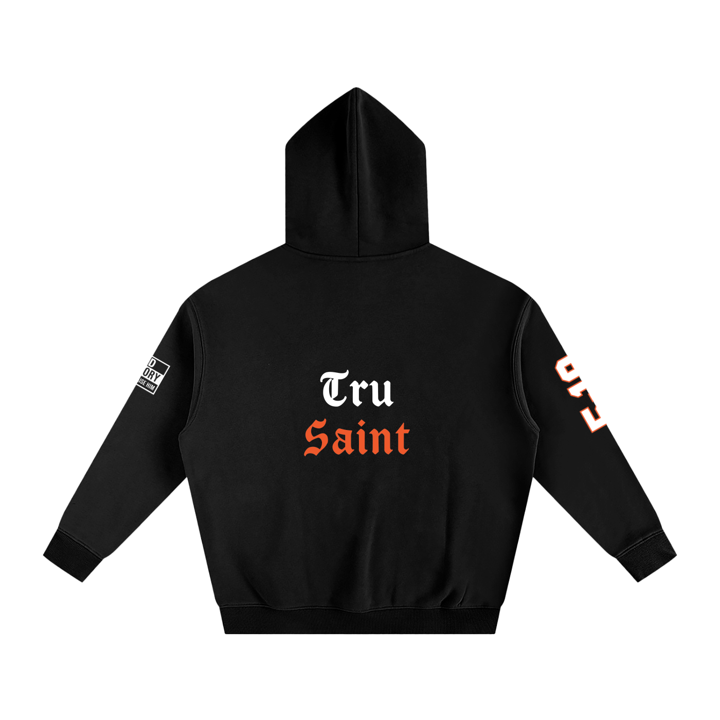 Tru Saint x 5:18 Orange Oversized Fit Hoodie