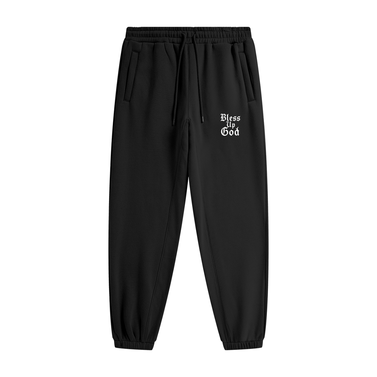 Bless Up God Old English Joggers