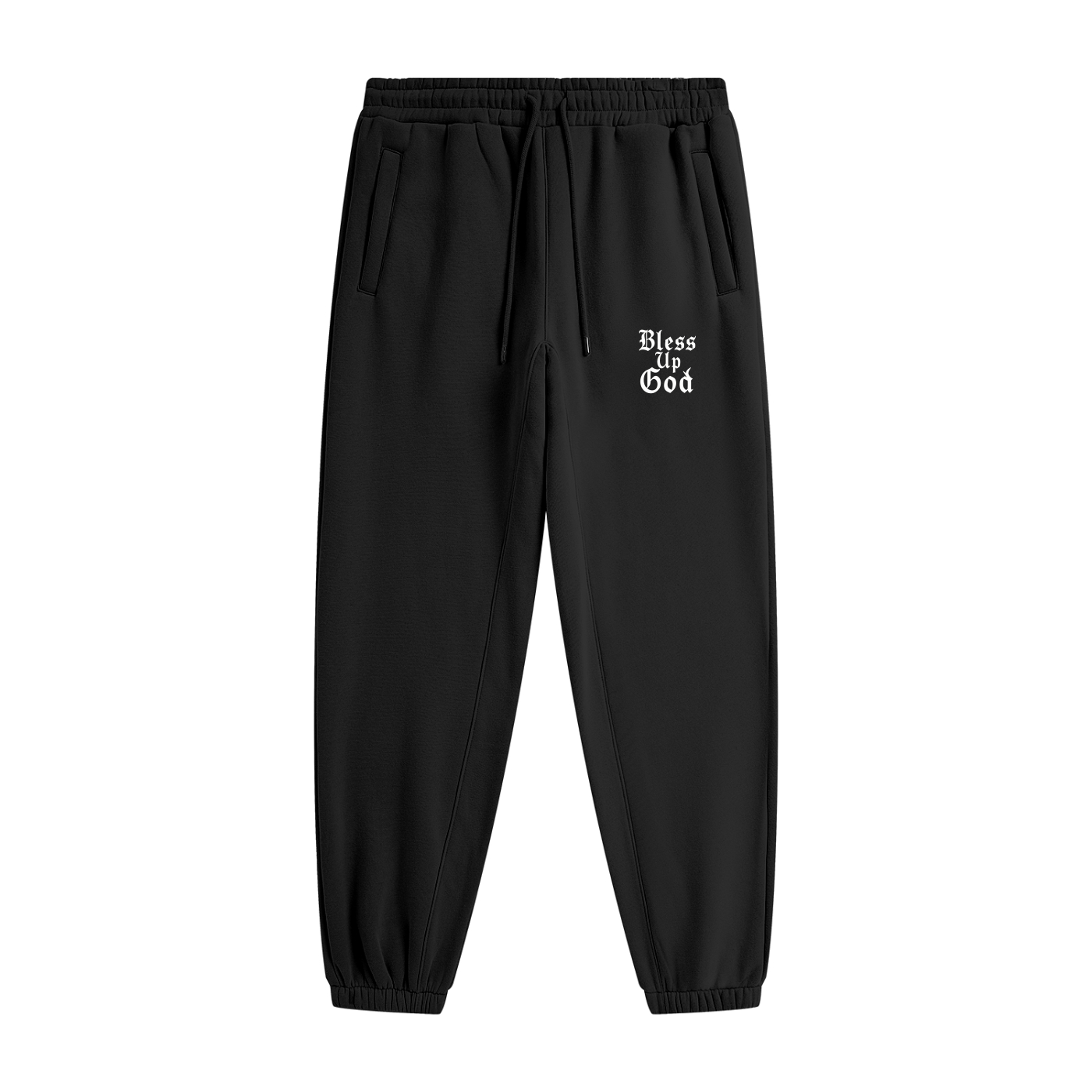 Bless Up God Old English Joggers