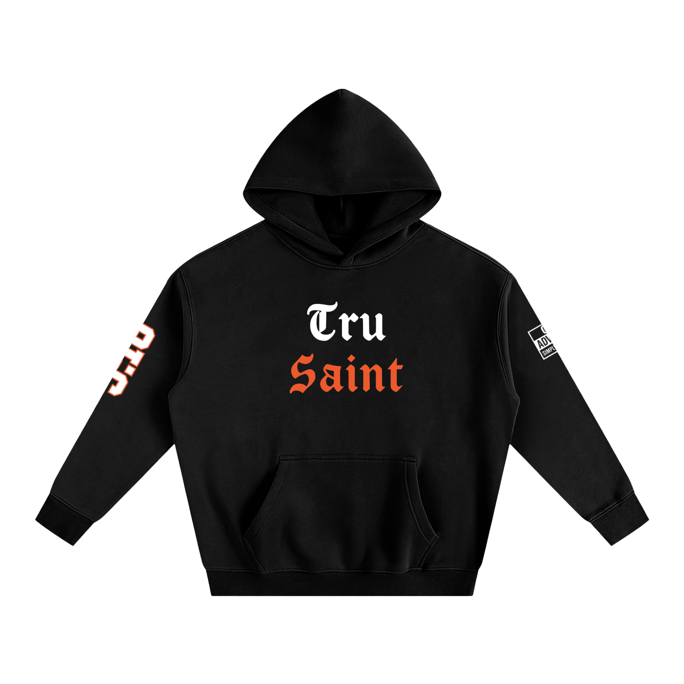 Tru Saint x 5:18 Orange Oversized Fit Hoodie